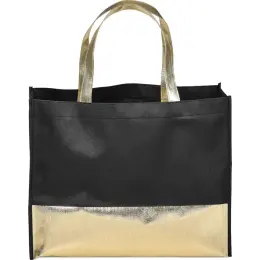 Burlesque Non-Woven Shopper Gold